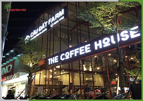 Bảng hiệu gỗ vintage cho Quán cafe The Coffee House