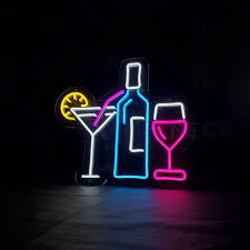 Biển quảng cáo đèn neon cho Quán bar Chill Sky